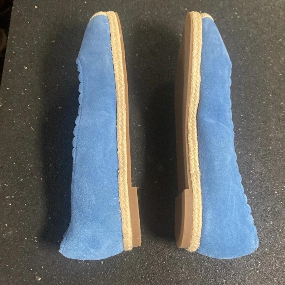 Isaac Mizrahi Women's Blue Espadrille Flats NWOT